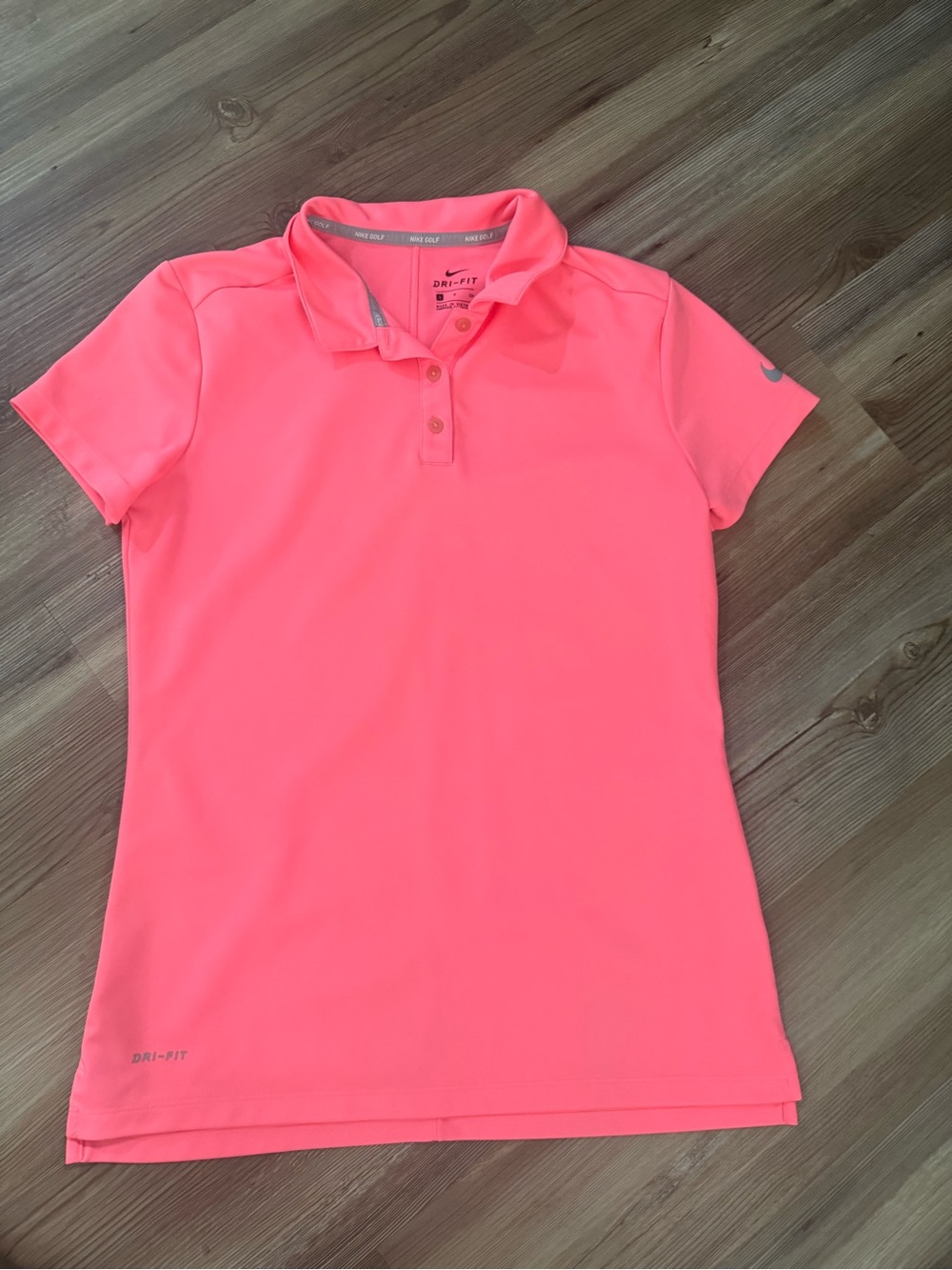 Nike Dri-FIT Women's Neon Pink Polo golf shirt
